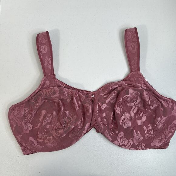 Wacoal 38G Awareness Full Figure Seamless Underwire Bra Mauve Pink 85567 Women's - Picture 4 of 16